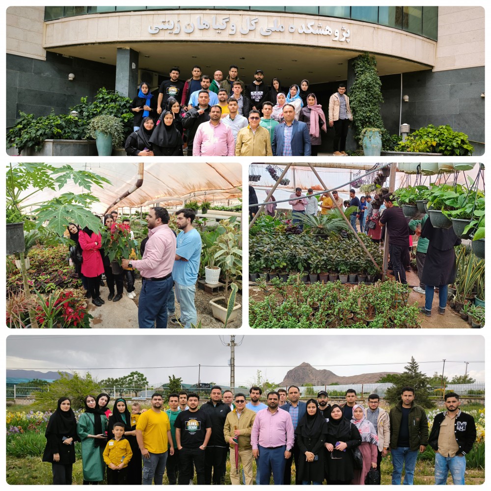 برگزاری اردوی راهیان پیشرفت با محوریت بازدید از پژوهشکده ملی گل و گیاهان زینتی و گلخانه های مکانیزه 